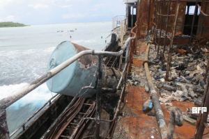 Burnt Fishing Boat Liau Yuan Yu 68